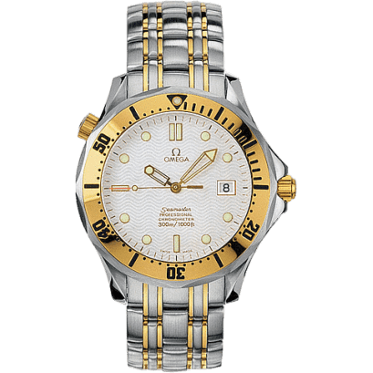 Seamaster Diver 300M Automatic 41 Stainless Steel / Yellow Gold / White / Bracelet