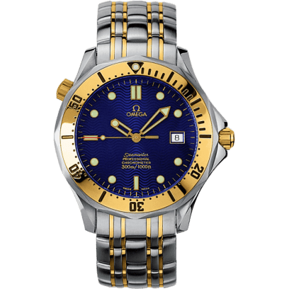 Seamaster Diver 300M Automatic 41 Stainless Steel / Yellow Gold / Blue / Bracelet