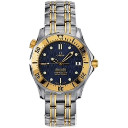 Seamaster Diver 300M Automatic 36.25 Stainless Steel / Yellow Gold / Blue / Bracelet