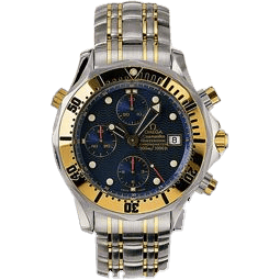 Seamaster Diver 300M Automatic 41.5 Chronograph Stainless Steel / Yellow Gold / Blue / Bracelet