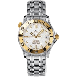 Seamaster Diver 300M Automatic 36.25 Stainless Steel / Yellow Gold / White / Bracelet