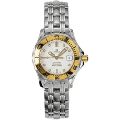 Seamaster Diver 300M Quartz 28 Stainless Steel / Yellow Gold / White / Bracelet