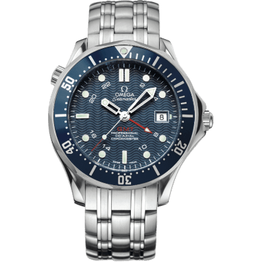 Seamaster Diver 300M Co-Axial 41 GMT Stainless Steel / Blue / Bracelet