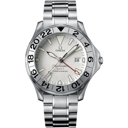 Seamaster Diver 300M Automatic 41 GMT Stainless Steel / White / Bracelet / Great White