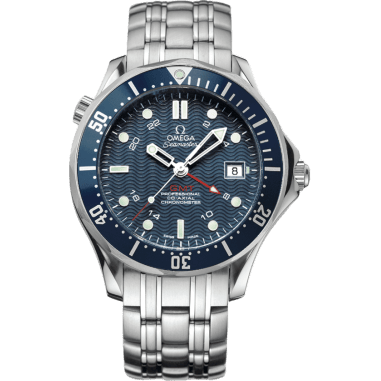 Seamaster Diver 300M Co-Axial 41 GMT Stainless Steel / Blue / Bracelet / SBS