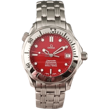 Seamaster Diver 300M Automatic 36.25 Stainless Steel / Red / Bracelet / Marui