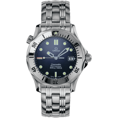 Seamaster Diver 300M Quartz 36.25 Stainless Steel / Blue / Bracelet