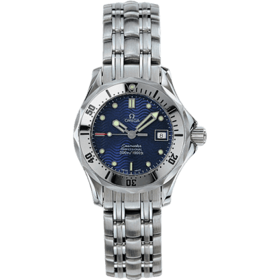 Seamaster Diver 300M Quartz 28 Stainless Steel / Blue / Bracelet