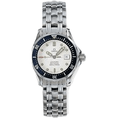 Seamaster Diver 300M Quartz 28 Stainless Steel / White / Bracelet