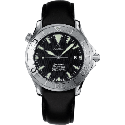 Seamaster Diver 300M Automatic 41 Stainless Steel / White Gold / Black / Leather