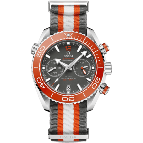 Seamaster Planet Ocean 600M Co-Axial 45.5 Master Chronometer Chronograph Stainless Steel / Grey / NATO