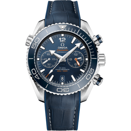 Seamaster Planet Ocean 600M Co-Axial 45.5 Master Chronometer Chronograph Stainless Steel / Blue / Alligator
