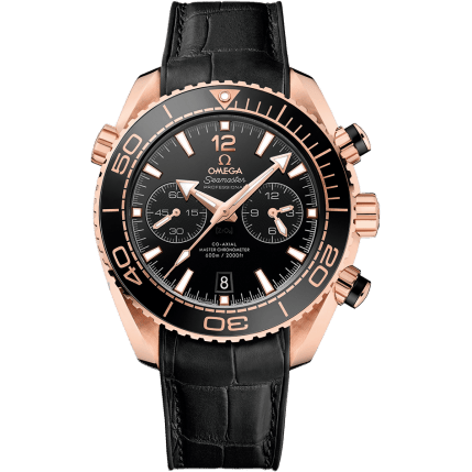 Seamaster Planet Ocean 600M Co-Axial 45.5 Master Chronometer Chronograph Sedna Gold / Black / Alligator