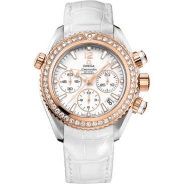 Seamaster Planet Ocean 600M Co-Axial 37.5 Chronograph Stainless Steel / Red Gold / Diamond / White / Alligator