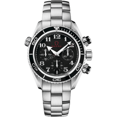 Seamaster Planet Ocean 600M Co-Axial 37.5 Chronograph Stainless Steel / Black / Bracelet / Olympic Timeless