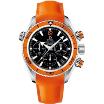 Seamaster Planet Ocean 600M Co-Axial 37.5 Chronograph Stainless Steel / Orange / Rubber