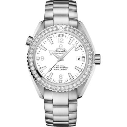 Seamaster Planet Ocean 600M Co-Axial 42 Stainless Steel / Diamond / White / Bracelet