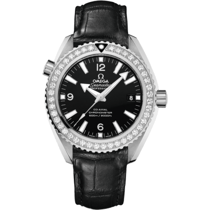 Seamaster Planet Ocean 600M Co-Axial 42 Stainless Steel / Diamond / Black / Alligator