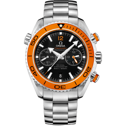 Seamaster Planet Ocean 600M Co-Axial 45.5 Chronograph Stainless Steel / Orange / Bracelet
