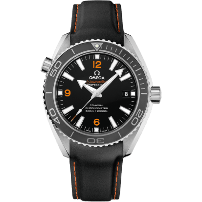 Seamaster Planet Ocean 600M Co-Axial 42 Stainless Steel / Orange Numerals / Rubber