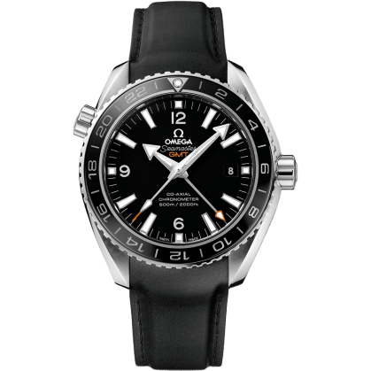 Seamaster Planet Ocean 600M Co-Axial 43.5 GMT Stainless Steel / Black / Rubber