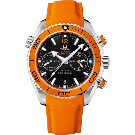 Seamaster Planet Ocean 600M Co-Axial 45.5 Chronograph Stainless Steel / Orange / Rubber