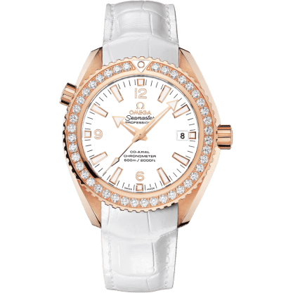 Seamaster Planet Ocean 600M Co-Axial 42 Red Gold / Diamond / White / Alligator