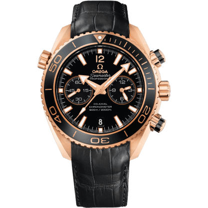 Seamaster Planet Ocean 600M Co-Axial 45.5 Chronograph Red Gold / Ceragold / Alligator