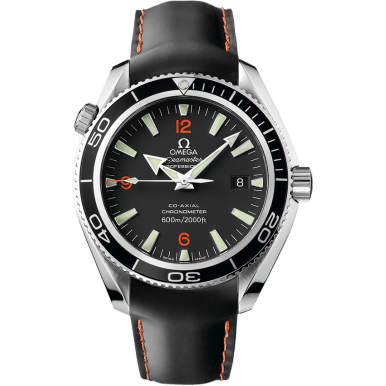 Seamaster Planet Ocean 600M Co-Axial 42 Stainless Steel / Orange Numerals / Rubber