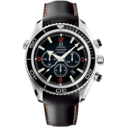Seamaster Planet Ocean 600M Co-Axia 45.5 Chronograph Stainless Steel / Orange Numerals / Rubber