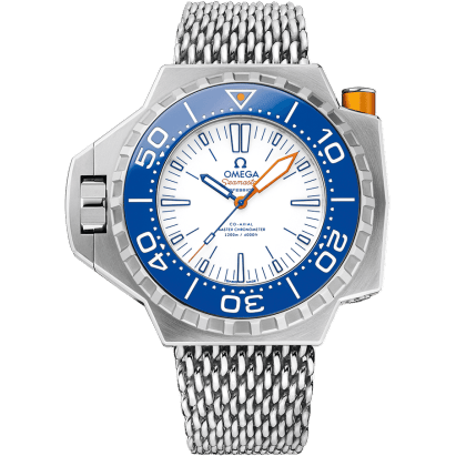 Seamaster PloProf Co-Axial Master Chronometer Titanium / White / Blue