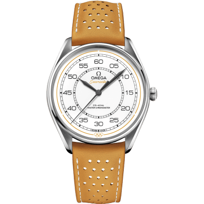 Seamaster Master Co-Axial 39.5 Olympic Timekeeper Stainless Steel / White / Yellow