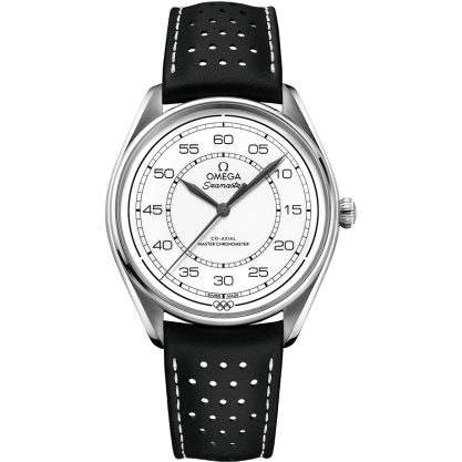 Seamaster Master Co-Axial 39.5 Olympic Timekeeper Stainless Steel / White / Black