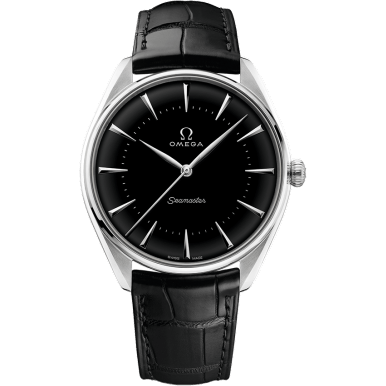 Seamaster Master Co-Axial 39.5 Olympic Games Platinum / Enamel / Alligator