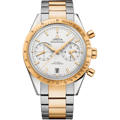 Speedmaster 57 Co-Axial Stainless Steel / Yellow Gold / Silver / Bracelet
