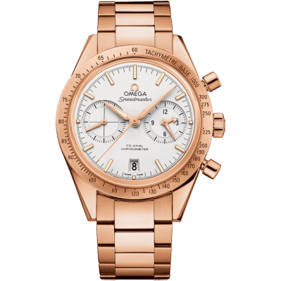 Speedmaster 57 Co-Axial Red Gold / Silver / Bracelet