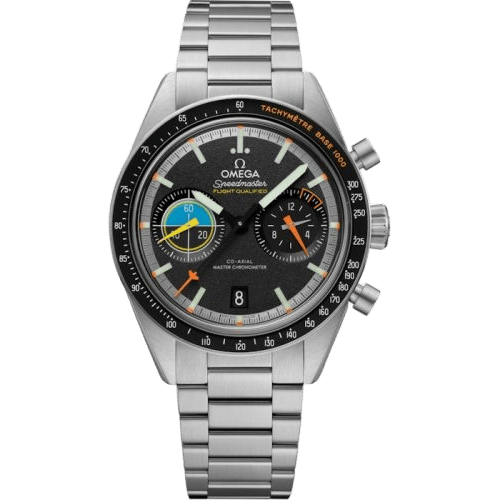 Speedmaster Pilot Flight Qualified Stainless Steel / Black