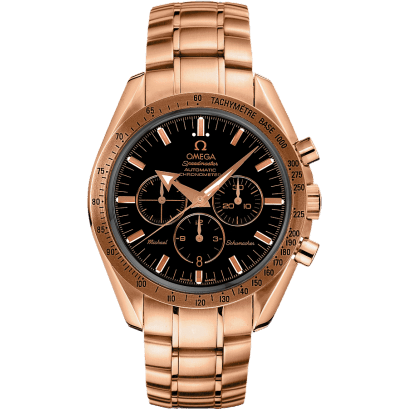 Speedmaster Broad Arrow Red Gold / Black / Bracelet / Michael Schumacher