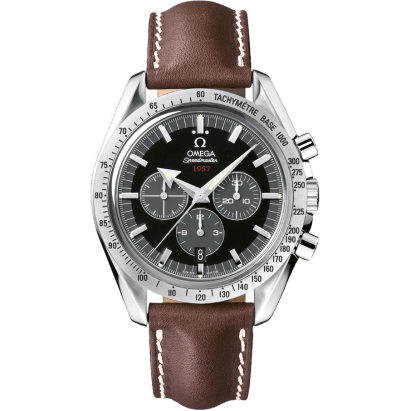 Speedmaster Broad Arrow 1957 Stainless Steel / Black