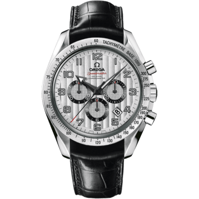 Speedmaster Broad Arrow 44.25 Stainless Steel / Silver Stripes