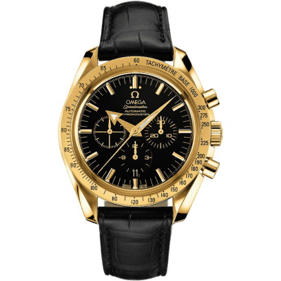 Speedmaster Broad Arrow Yellow Gold / Black