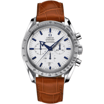 Speedmaster Broad Arrow Stainless Steel / White