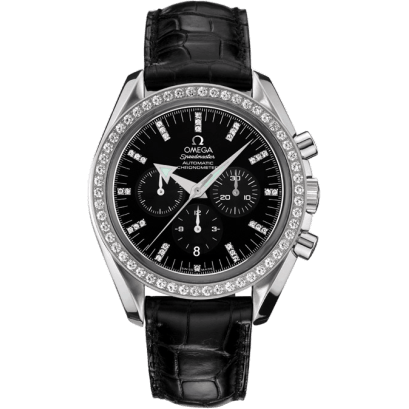 Speedmaster Broad Arrow Stainless Steel / Diamond / Black