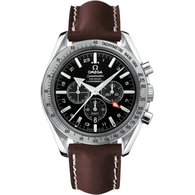 Speedmaster Broad Arrow Co-Axial GMT Stainless Steel / Black