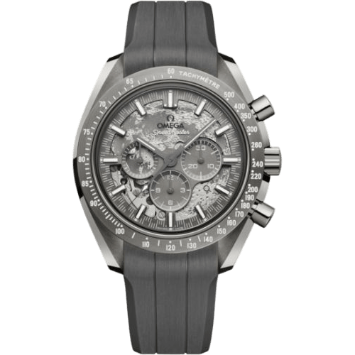 Speedmaster Moonwatch Grey Side of the Moon / Rubber