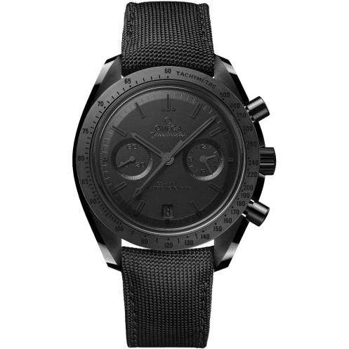 Speedmaster Moonwatch Co-Axial Master Chronometer Dark Side of the Moon Black Black / Fabric