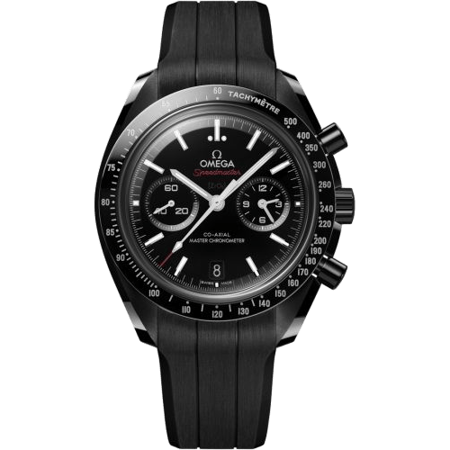 Speedmaster Moonwatch Co-Axial Master Chronometer Dark Side of the Moon / Rubber