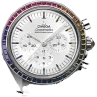 Speedmaster Professional Moonwatch 3861 Canopus Gold - Rainbow / Silver - Rainbow / Bracelet