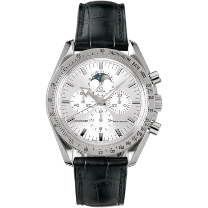 Speedmaster Professional Moonphase Broad Arrow Stainless Steel / Silver / Strap