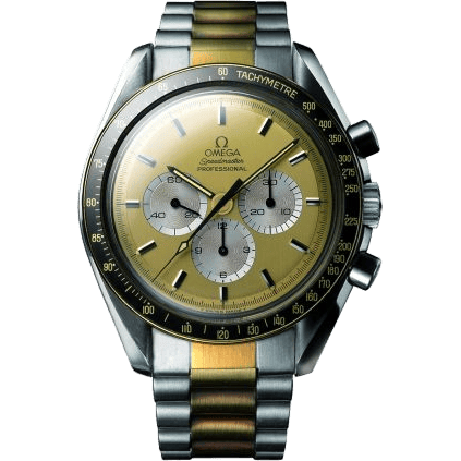 Speedmaster Professional Stainless Steel / Yellow Gold / Champagne / Bracelet
